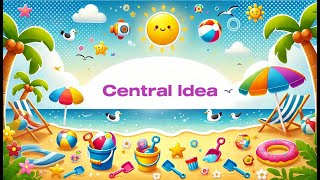 Learn About the Central Idea with this Fun Song  Educational Music [upl. by Noek]