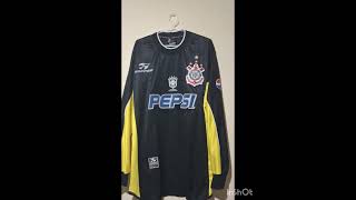 2000 G Camisa Corinthians Goleiro 1 Dida Preta e Amarela [upl. by Higgins]