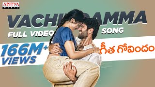 Vachindamma Video Song With Lyrics  Geetha Govindam Movie  Vijay Devarakonda Rashmika [upl. by Luar]