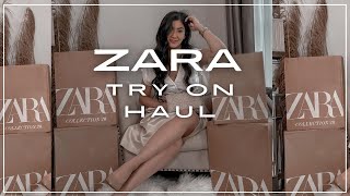 ZARA TRY ON HAUL 2023 [upl. by Lehcar654]