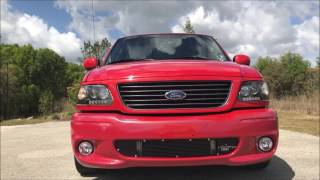 2003 Ford SVT Lightning  Walkaround Startup and WHINNING revs [upl. by Atte]