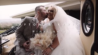 Afton and Kevin Wedding Highlights Lochside Hotel 2023 [upl. by Pandolfi]