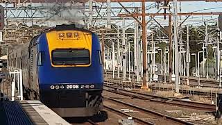 NSW Xpt leaving Campbelltown Station [upl. by Einahpehs97]