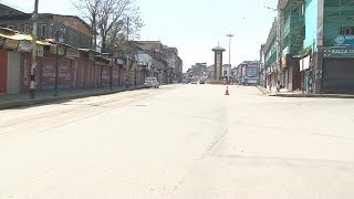 21Day Lockdown Restrictions Continue In Srinagar City [upl. by Ellehcan]