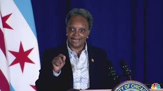 Chicago Mayor Lightfoot Says Police Department Budget Will Increase ‘No Question  NBC Chicago [upl. by Marienthal]