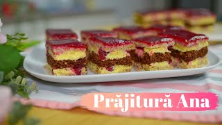 Prăjitură Ana foi cu nucă și cacao cremă de lămâie și vișine  🍰 Dulcinele 🍰 [upl. by Dlaner]