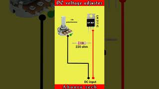 Dc voltage adjuster cuircit diagram shorts short shortvideo adjustment [upl. by Lourdes]