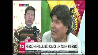 29102024 PERSONERÍA JURÍDICA DEL MAS EN RIESGO SI SE COMPRUEBA FINANCIAMIENTO VENEZOLANO UNITEL [upl. by Torosian]