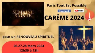 Semaine Sainte 2024 temps spirituel [upl. by Madge]