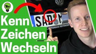 Kennzeichen Wechseln ✅ TOP ANLEITUNG Auto Nummernschild Abmachen amp KFZ Autokennzeichen Abmontieren [upl. by Herod864]