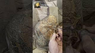 Part 10 HandmadeStone StoneArt StoneCraft HandcraftedStone StoneArtist Short [upl. by Fischer877]