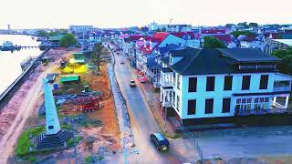 Paramaribo Suriname  Riverside Waterkant DJI MINI 3 [upl. by Asilenna]