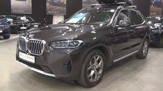 BMW X3 xDrive20i ZA Sophisto Grey 2021 Exterior and Interior [upl. by Pressman56]