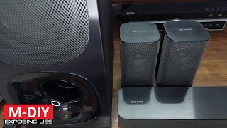 Sony HTS20R 51Ch Home Theater System Unboxing Review  Installation [upl. by Skerl]