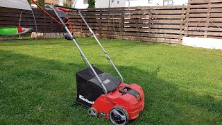 Scarificatorulaeratorul electric Einhell GCSA 12311 Test [upl. by Nywled]