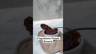 5Ingredient Protein Brownie 25g Protein🍫  Healthy amp Delicious [upl. by Jamin]