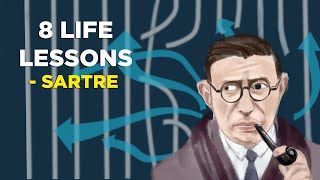 8 Life Lessons from JeanPaul Sartre Existentialism [upl. by Asserak]