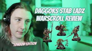 Daggoks Stab Ladz Warscroll review for the new Underworlds Edition [upl. by Belding369]