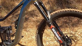 Marzocchi Bomber Z1 Coil on the front of the Reign at Waterfall Gully [upl. by Narruc]