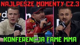 KONFERENCJA FAME MMA 13 NAJLEPSZE MOMENTY SKRÓT CZ33 [upl. by Cinda233]