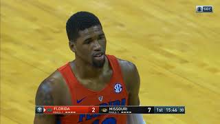 NCAA Basketball  Florida vs Missouri 1618 [upl. by Milburt]