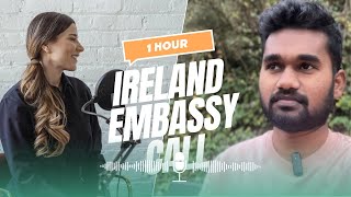 Ireland Embassy Visa Interview Questions  1 Hour Interview Call  Tips for the Interview [upl. by Kaehpos]