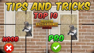 Top 10 Tips amp Tricks in PUBG Mobile that Everyone Should Know From NOOB TO PRO Guide 9 [upl. by Nedah]