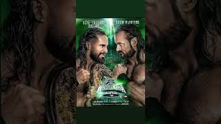 SETH VS DREW AT WRESTLEMANIA wwe sethrollins drewmcintyre [upl. by Leorsiy]