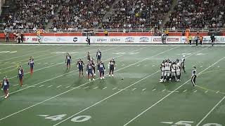 BC Lions RB William Stanback runs for a 38yard TD vs Montreal Alouettes 9624 [upl. by Nivel]