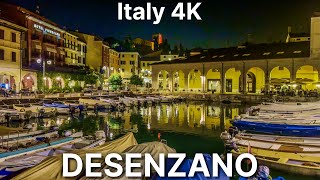 DESENZANO by Night  LAKE GARDA  Italy 4k  2024 [upl. by Eisenberg]