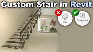 How to Model Stairs as a Component Family in Revit [upl. by Rech]