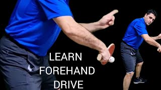 Learn Forehand Drive With Orange [upl. by Gawen]