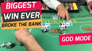 Biggest Blackjack Win Ever  Broke the Bank  NeverSplit10s [upl. by Hannie]