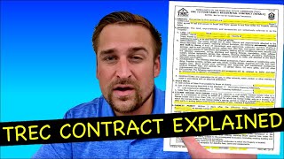 How to Fill Out a TREC One to Four Residential Resale Contract [upl. by Adiesirb774]