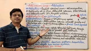 Anticancer Drugs Part14 Antibiotics as Anticancer Drugs  Actinomycin D or Dactinomycin [upl. by Hayilaa]