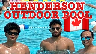 Henderson Park amp Outdoor Pool  August Long Weekend South Lethbridge Alberta [upl. by Tempest577]