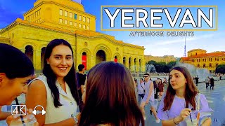 Yerevan Armenia A Walking Tour Afternoon Delights Aug 12 2024 4K 60fps [upl. by Eillah138]