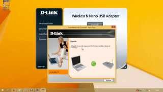 2  Instalando DLink DWA131  Adaptador Usb Wireless N Nano 300Mbps  CD [upl. by Attennaej193]