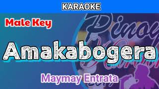 Amakabogera by Maymay Entrata Karaoke  Male Key [upl. by Prue]