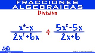 División de fracciones algebraicas [upl. by Chiquia]