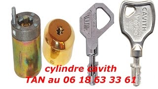 TUTO comment changer le cylindre dune serrure Cavith [upl. by Yehudit185]