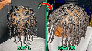 How to Start Dreadlocks With Two Strand Twists [upl. by Bianca]