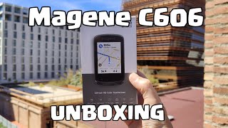 Ciclocomputador Magene C606 Unboxing del nuevo ciclocomputador tope de gama de Magene [upl. by Enirhtak]