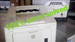 How to hp laserjet pro m203dw opening😱  hp laserjet printer fuser problem review 👉🖨 [upl. by Rinum]