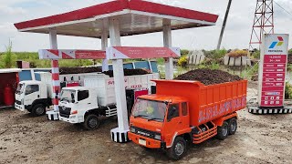 Kejar Setoran Mobil Truk Oleng RC Hino 500 Tronton Fuso 220ps Muat Tanah Dump Truck Isuzu Giga Oleng [upl. by Iznekcam]