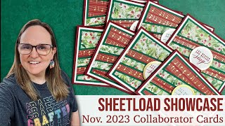 SheetLoad Showcase  November 2023 Collaboration Team Cards SLCTNov2023 [upl. by Malet]