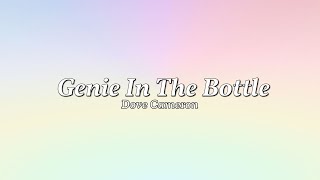 Dove Cameron  Genie In The Bottle Lyrics [upl. by Enilauqcaj96]