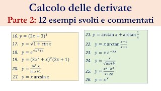 Impariamo insieme a calcolare le derivate  Parte 2 [upl. by Airamesor425]