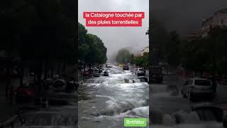 INONDATIONS EN CATALOGNE EN COURS  inondations inondation actualites catalogne meteo [upl. by Kane]