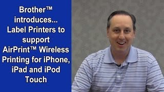 AirPrint™ Wireless Printing  Brother™ QL Label Printers [upl. by Aronael966]